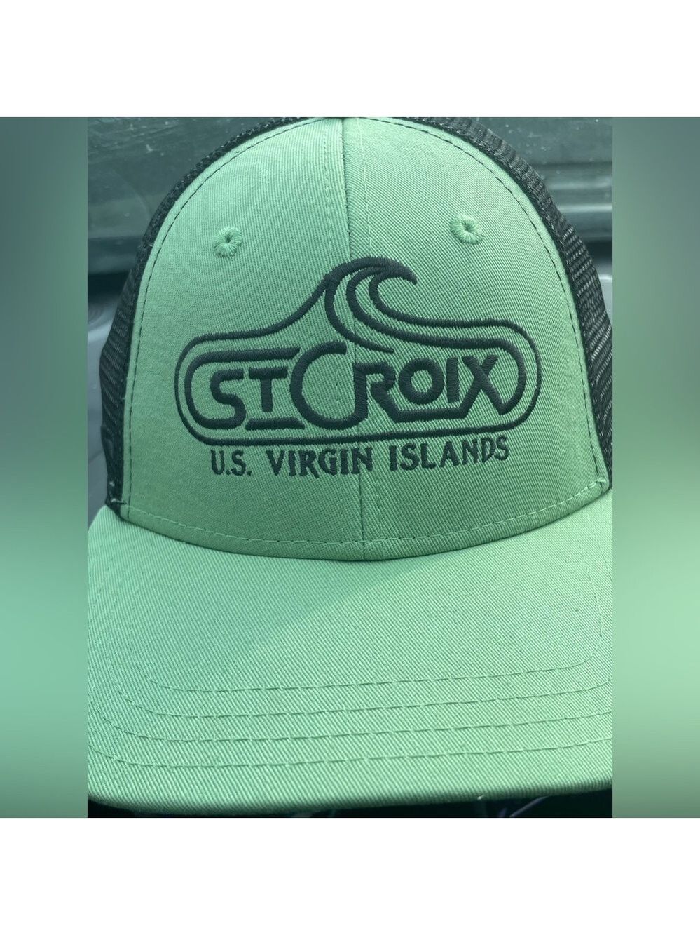 St. Croix Green and Black Trucker Hat